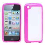 Wholesale Apple iPod Touch 4 Gummy Case (Pink)